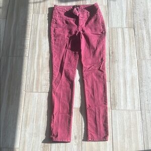 Crimson Skinny Jeans